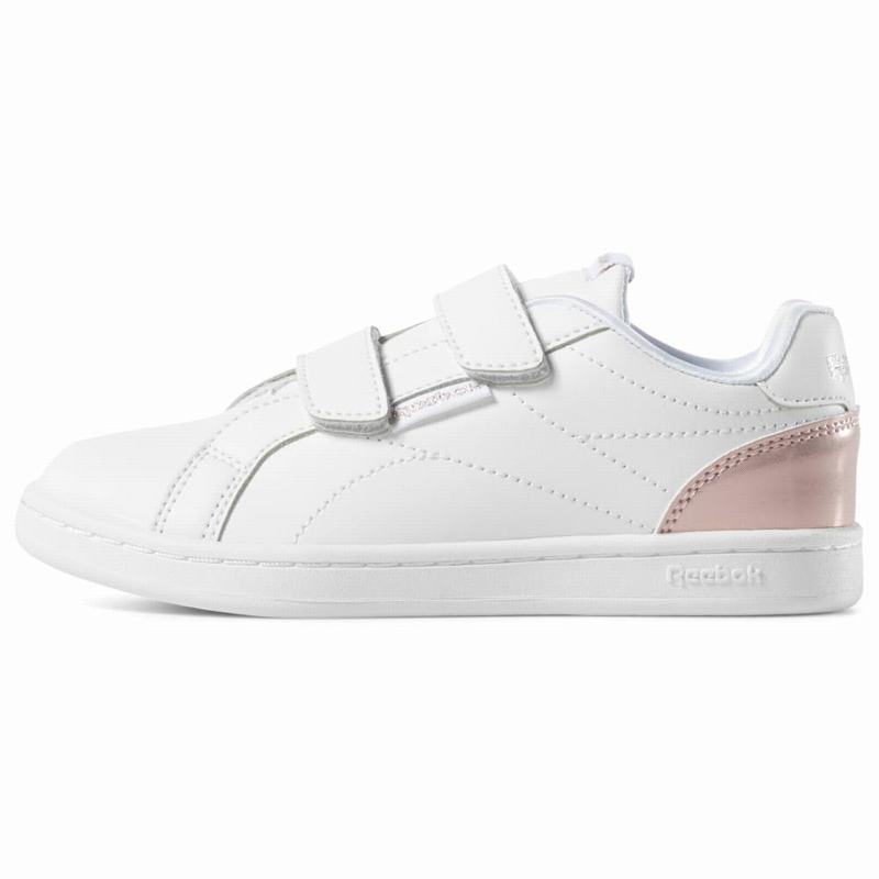 Reebok Royal Complete Clean 2v Shoes Girls White/Pink India PA2908NU